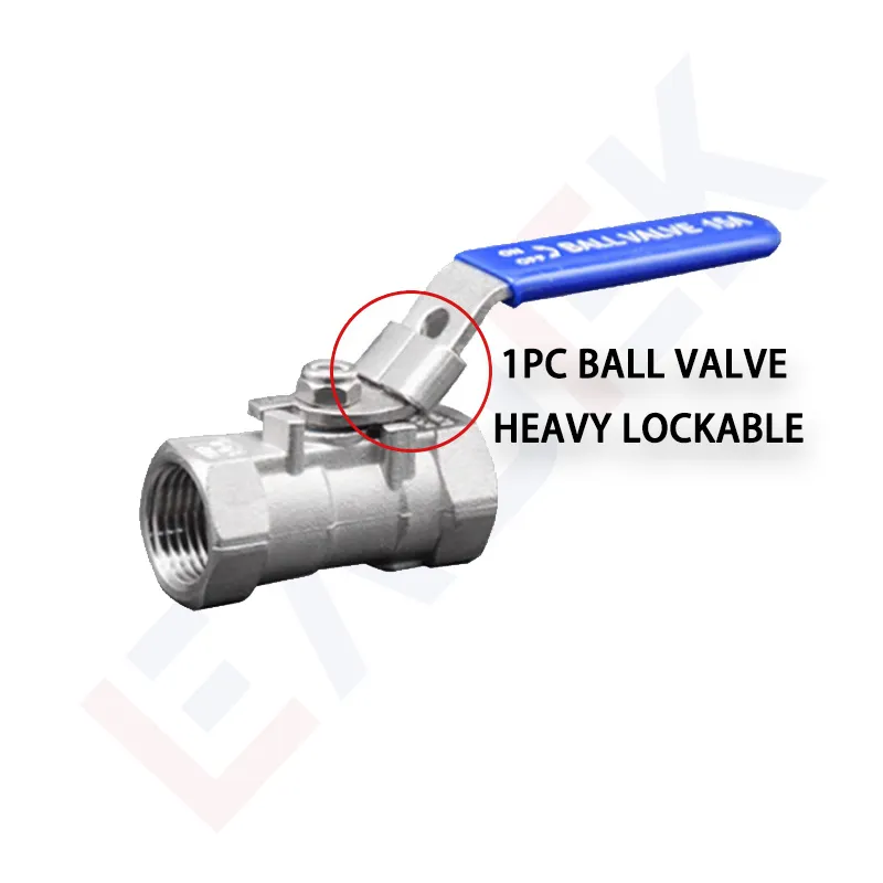 1PC Ball Valve Heavy Lockable